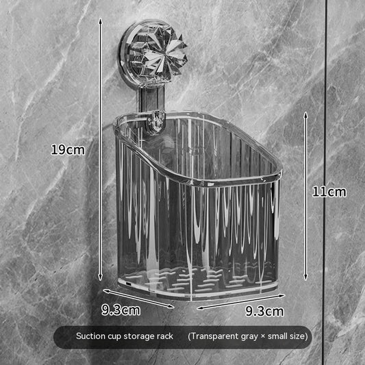 Light Luxury Suction Rack Bathroom Toilet Punch-free Storage Box