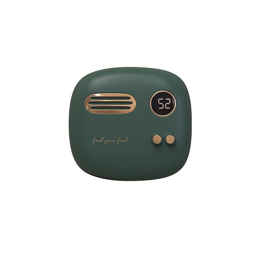 2 In 1 Retro Heater USB Charger Output Portable External Battery Hand Warmers 5000mAH Power Bank For Christmas Gift