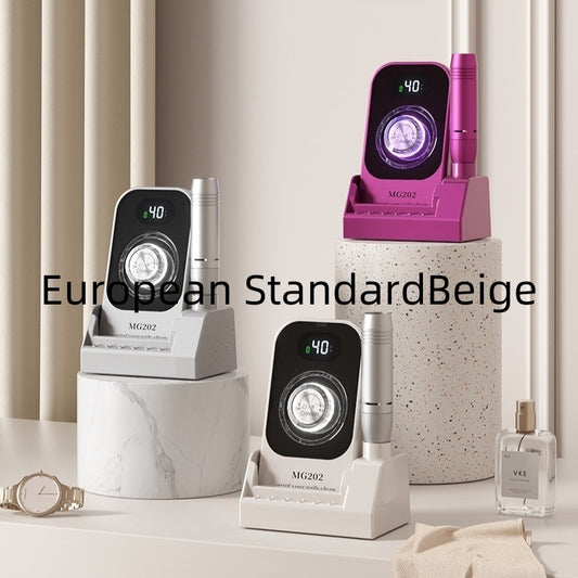 Cross-portable Rechargeable Desktop Nail Removal And Polishing Integrated Polishing Machine Colorful Light