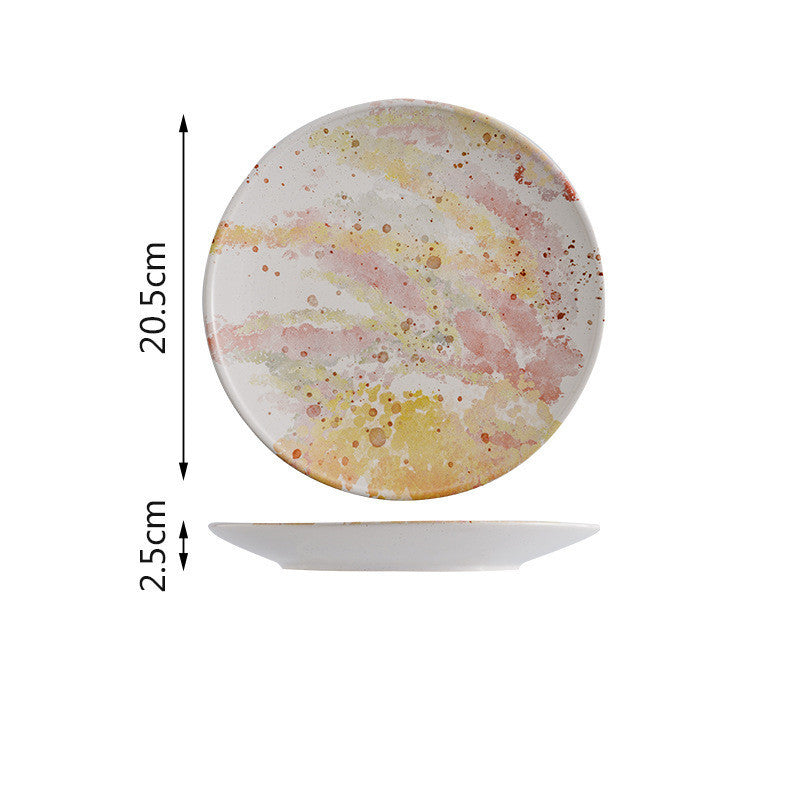 Fruit Plate Light Luxury Creative Ceramic Western Plate
