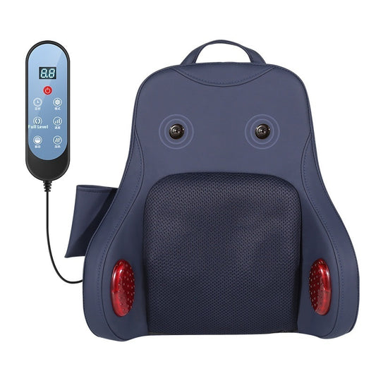 Cross-border Massage Instrument Waist And Neck Dual-use Automatic Kneading Massage Pillow Back Waist Cushion Massager Factory In Stock