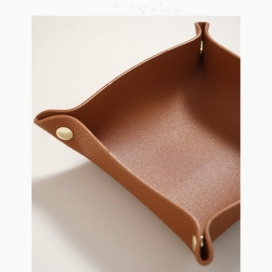 Jewelry Hallway Light Luxury Woven Dining Tray Key Cosmetic Storage Tray