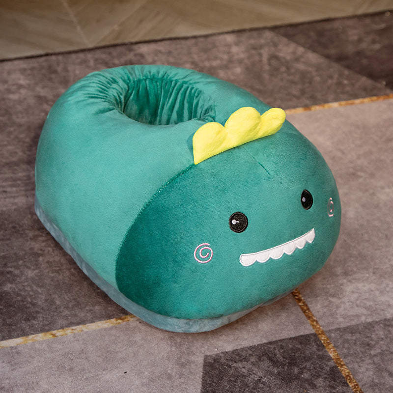 Cartoon Plush Feet Warmer Soft And Warm