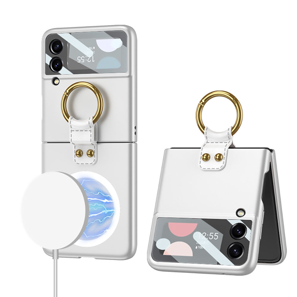Applicable Foldable Screen Ring Wireless Charger Phone Case