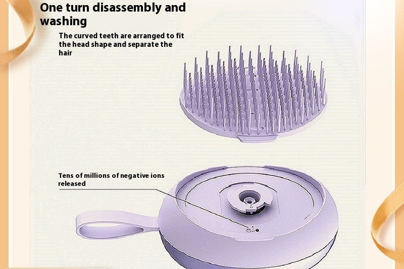 Head Health Care Device Negative Ion Vibration Massage Comb