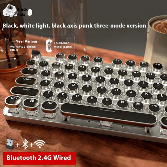 Predecessor TK950 Wireless Bluetooth Three-mode Real Mechanical Mouse Suit E-sports Games Punk Keyboard Usb