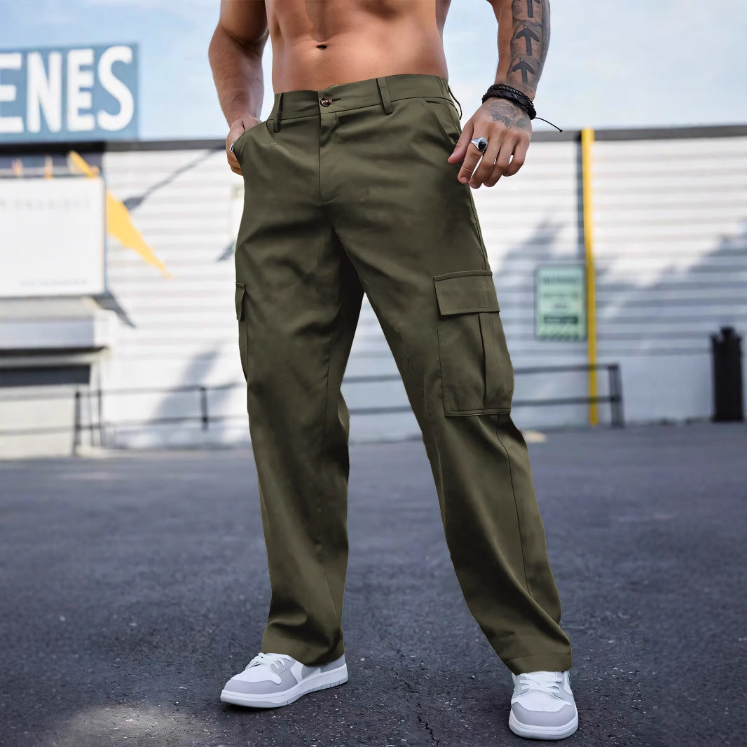 Wear-resistant Sports Straight Loose Cargo Pants