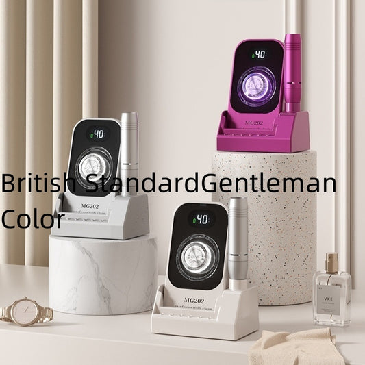 Cross-portable Rechargeable Desktop Nail Removal And Polishing Integrated Polishing Machine Colorful Light