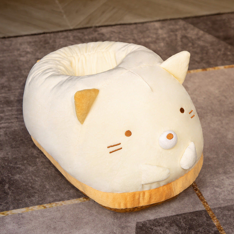 Cartoon Plush Feet Warmer Soft And Warm