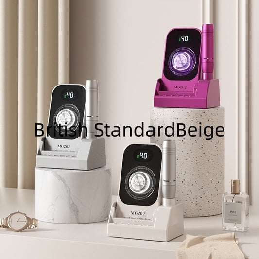 Cross-portable Rechargeable Desktop Nail Removal And Polishing Integrated Polishing Machine Colorful Light