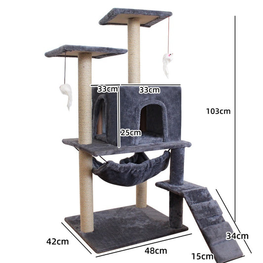 Cat Climbing Frame Scratching Post Sword Tree Climbing Toy