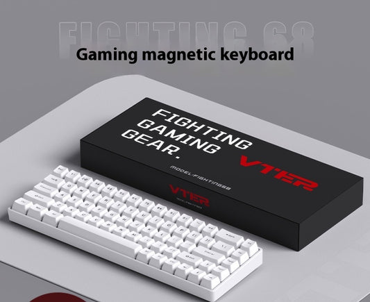 68 Magnetic Axis E-sports Keyboard Low Latency Full Key Hot Plug Mechanical Keyboard