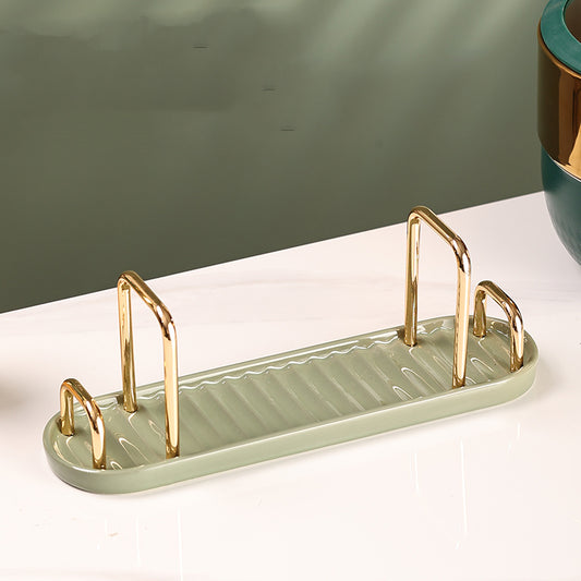 Creative Light Luxury Pot Cover Rack Kitchen Supplies