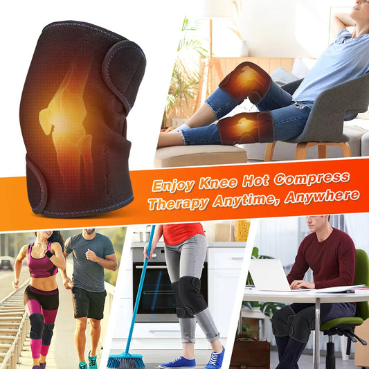 Warm Heating Knee Pads Self-Heating Magnet Therapy With 2x16 Energy Non-Electric Relieve Cold Knees And Prevent Old Cold Legs
