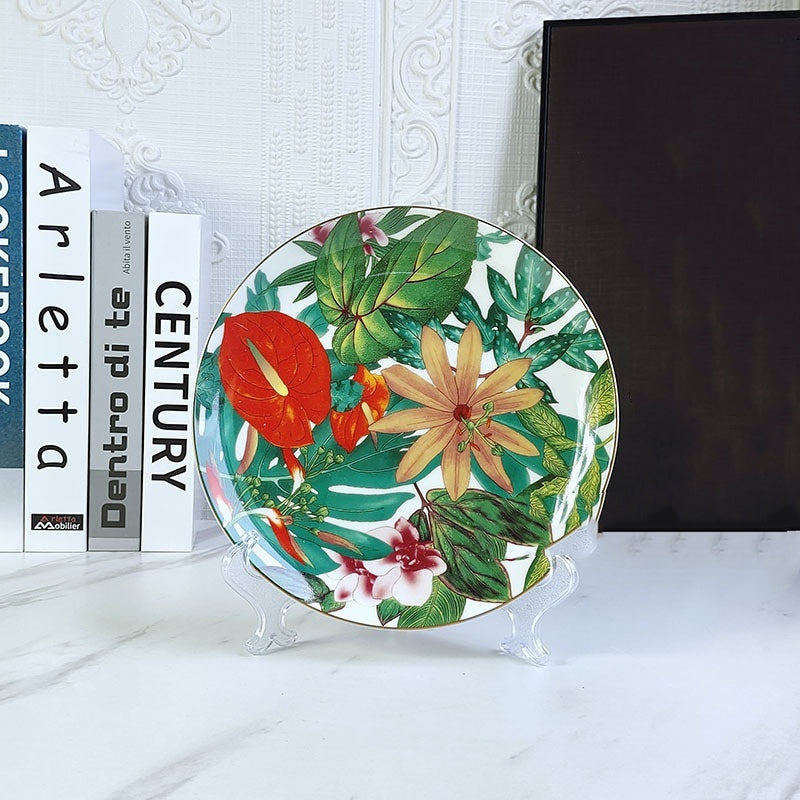 Tropical Rainforest Light Luxury Steak Plate