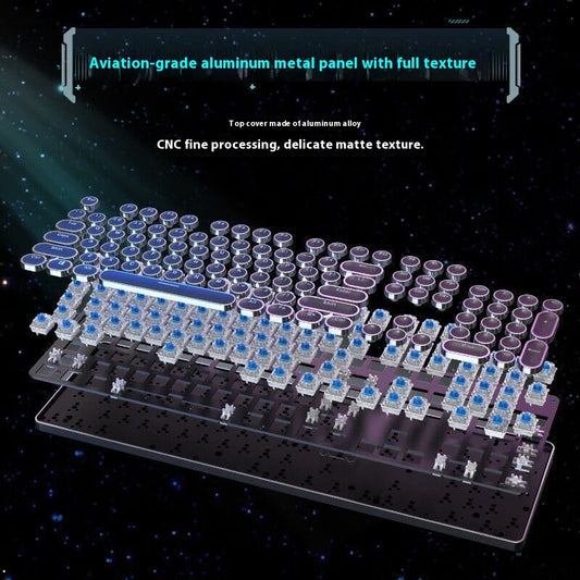 Predecessor TK950 Wireless Bluetooth Three-mode Real Mechanical Mouse Suit E-sports Games Punk Keyboard Usb