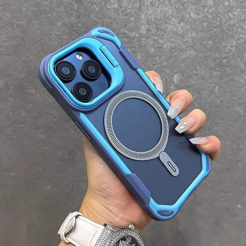 Lens Cover Bracket Phone Case Four-corner Drop-resistant Airbag Protective Cover