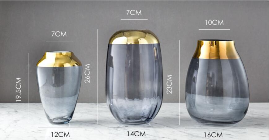 Living Room TV Cabinet Dining Room Simple Light Luxury Glass Vase