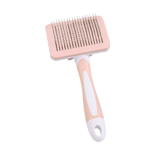 Pet Self Cleaning Slicker Brush Pet Hair Brush Dog Brush  Cat Brush For Shedding Hair Pet Hair Removal Tool Safe Massage Comb For Long  Middle-long, Short Hair