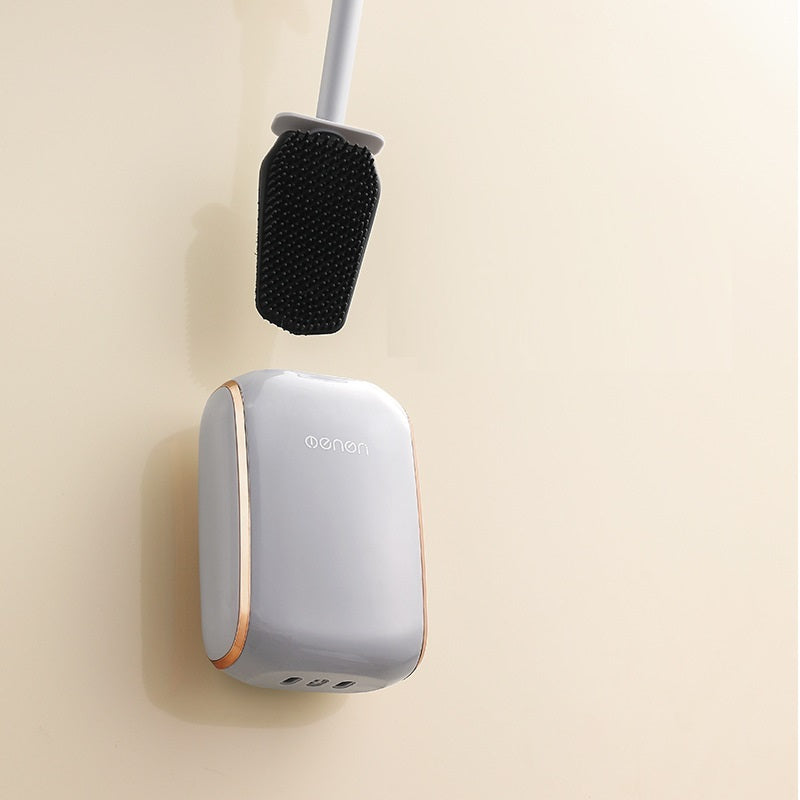 Nordic Style Wall-mounted Household Light Luxury Wall Hanging Toilet Brush Set