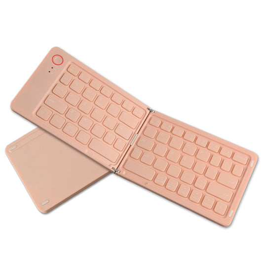 Wireless Bluetooth Notebook Computer Cellphone Office Mini-portable Double Folding Keyboard