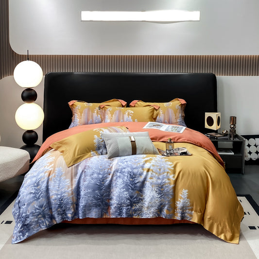 Autumn Light Luxury High-grade Cotton Long-staple Cotton Four-piece Cotton