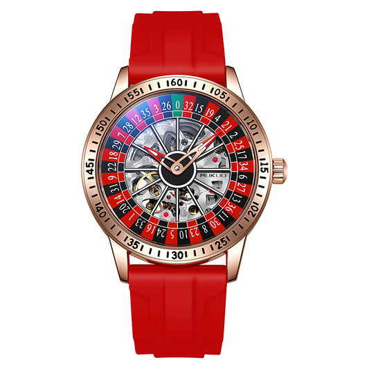 Waterproof Luminous Gambling Plate Men's Automatic Mechanical Watch