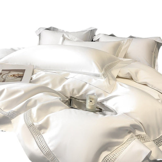 Long-staple Cotton Fitted Sheet Duvet Cover Four-piece Set