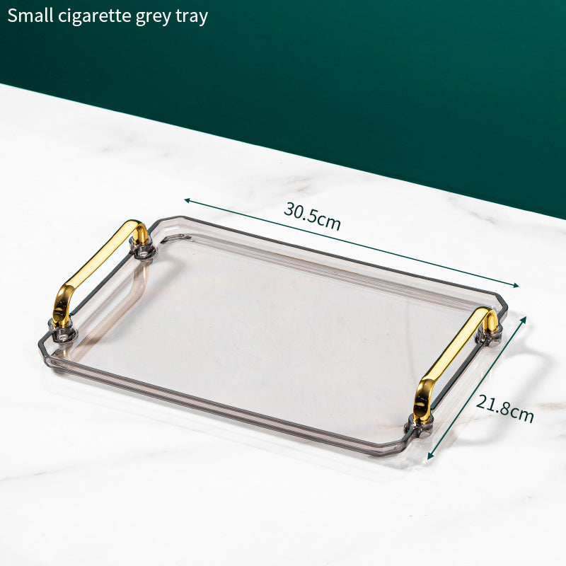 High-end Tray Household Rectangular Tea Cup Plastic Plate