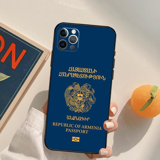 Personalized And Minimalist Armenian Flag Phone Case