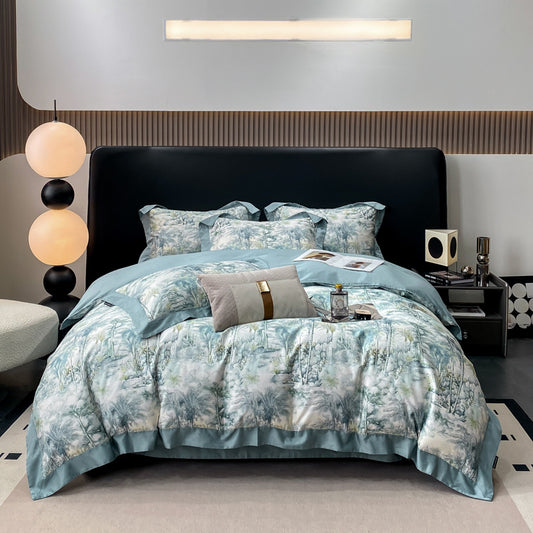 Autumn Light Luxury High-grade Cotton Long-staple Cotton Four-piece Cotton