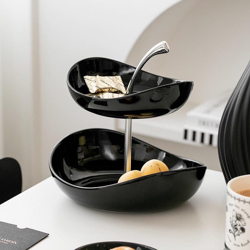 Light Luxury High-grade Ceramic Fruit Plate