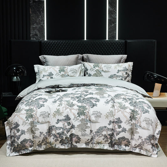 Autumn Light Luxury High-grade Cotton Long-staple Cotton Four-piece Cotton