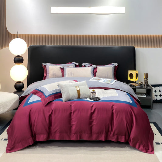 Autumn Light Luxury High-grade Cotton Long-staple Cotton Four-piece Cotton