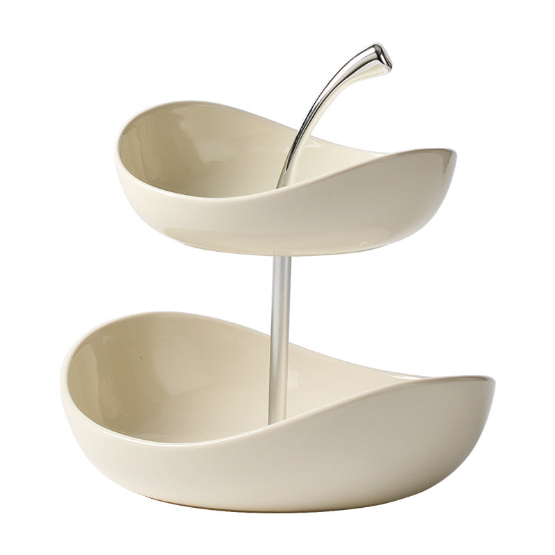 Light Luxury High-grade Ceramic Fruit Plate