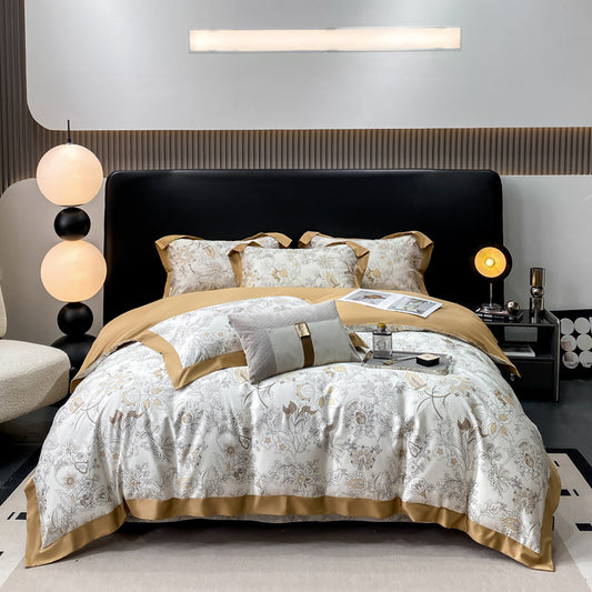 Autumn Light Luxury High-grade Cotton Long-staple Cotton Four-piece Cotton