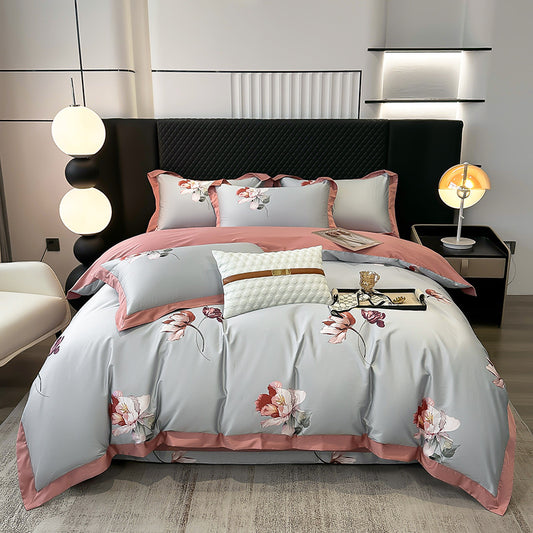 Autumn Light Luxury High-grade Cotton Long-staple Cotton Four-piece Cotton