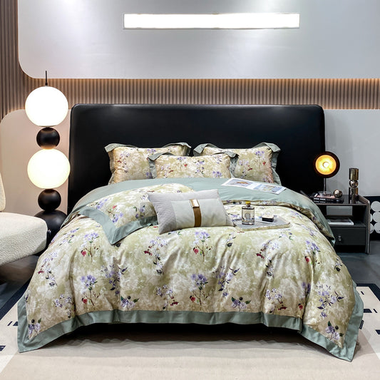 Autumn Light Luxury High-grade Cotton Long-staple Cotton Four-piece Cotton