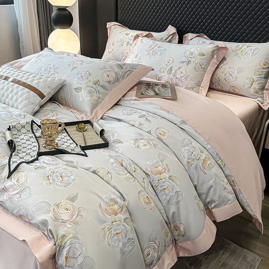 Autumn Light Luxury High-grade Cotton Long-staple Cotton Four-piece Cotton