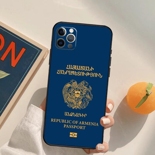Personalized And Minimalist Armenian Flag Phone Case