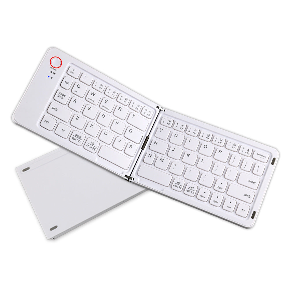 Wireless Bluetooth Notebook Computer Cellphone Office Mini-portable Double Folding Keyboard