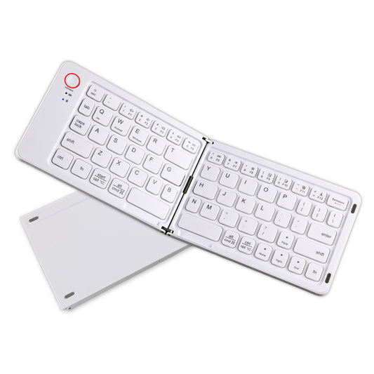 Wireless Bluetooth Notebook Computer Cellphone Office Mini-portable Double Folding Keyboard