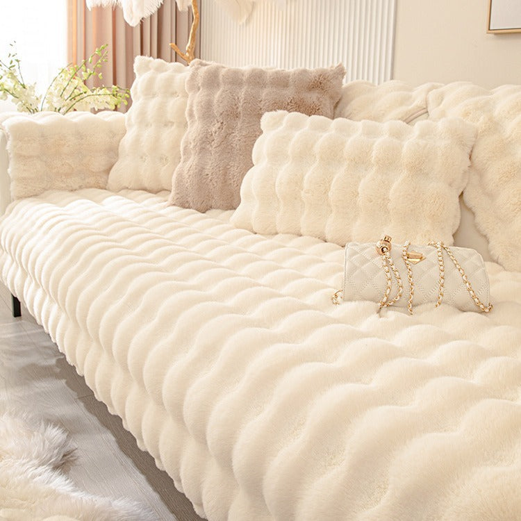 Plush Sofa Cushion Winter Antislip Cushion Thickened Nordic Simple