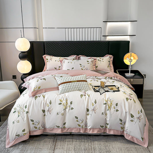 Autumn Light Luxury High-grade Cotton Long-staple Cotton Four-piece Cotton