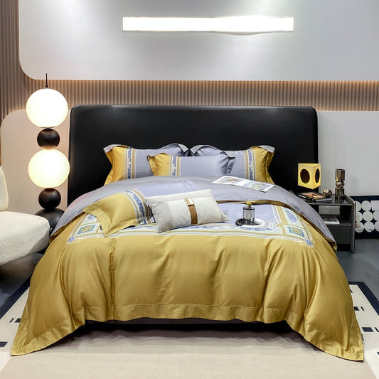 Autumn Light Luxury High-grade Cotton Long-staple Cotton Four-piece Cotton