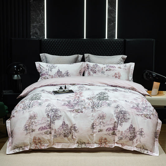 Autumn Light Luxury High-grade Cotton Long-staple Cotton Four-piece Cotton