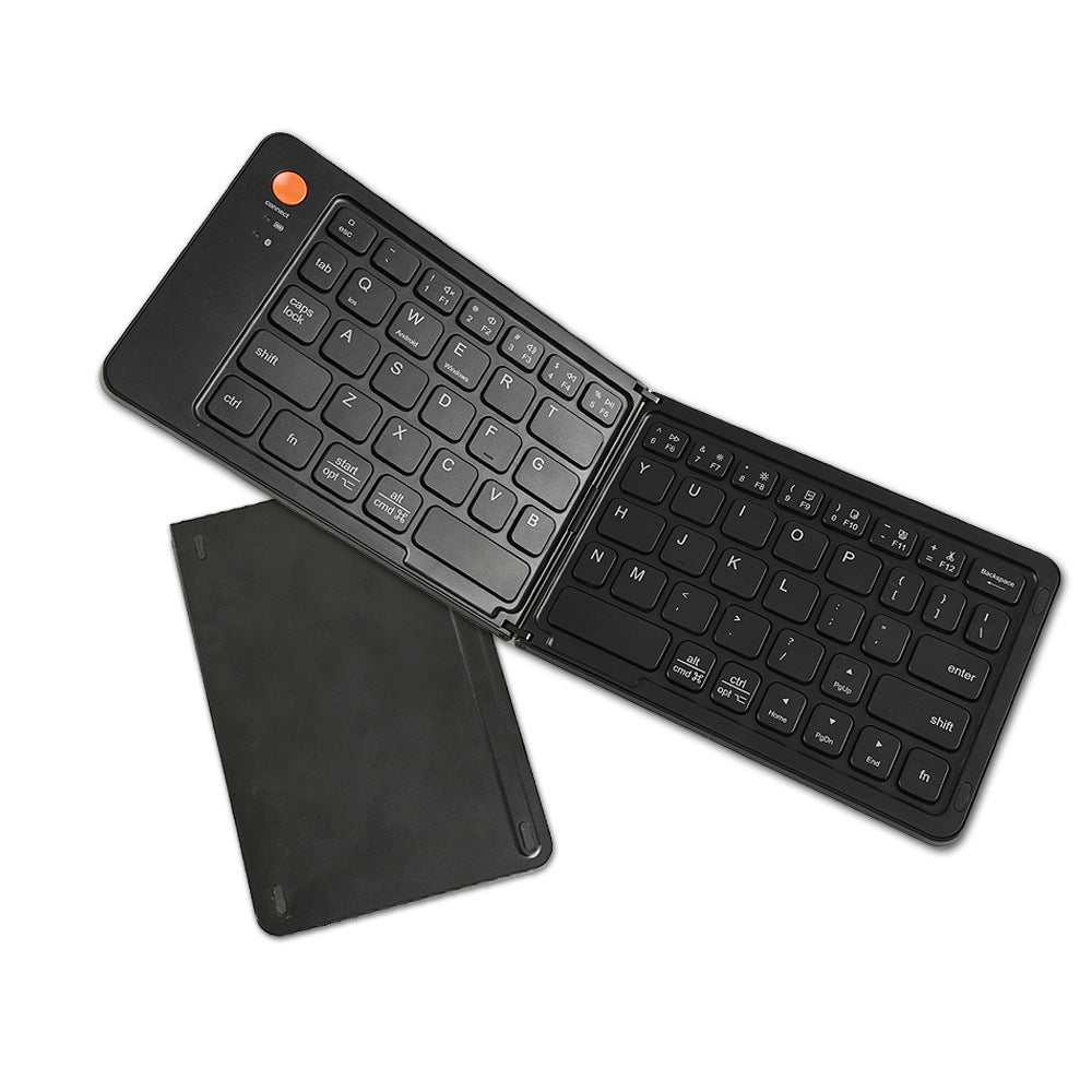 Wireless Bluetooth Notebook Computer Cellphone Office Mini-portable Double Folding Keyboard