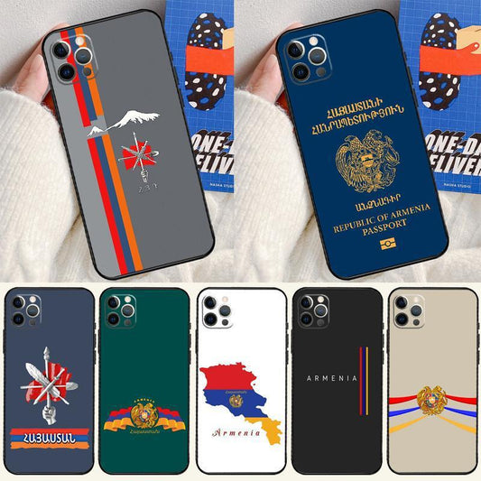 Personalized And Minimalist Armenian Flag Phone Case