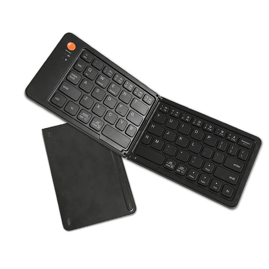 Wireless Bluetooth Notebook Computer Cellphone Office Mini-portable Double Folding Keyboard