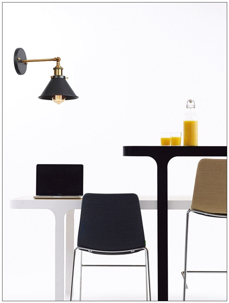 Theme Dining Living Room Corridor Retro Wall Lamp